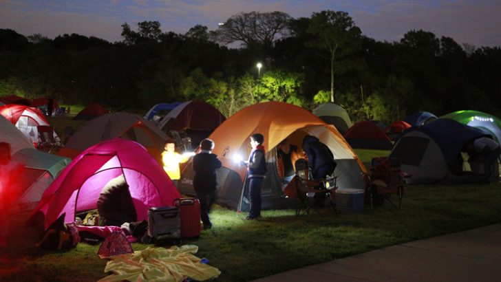 Annual Tents and Tales Campout Offers Family Fun, Movie Under the Stars